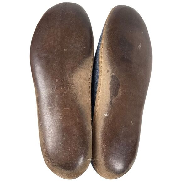 Glerups men’s size 47-13 blue denim 100% felted thick wool slipper boots - Picture 7 of 9